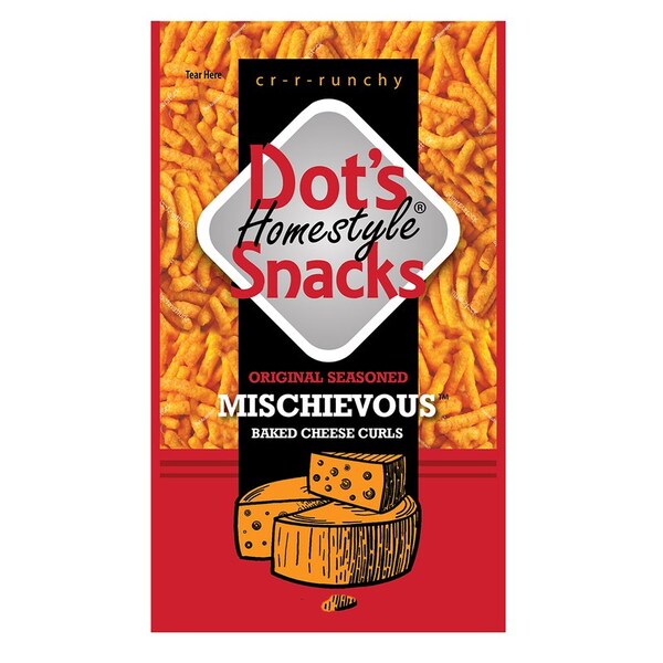 Dots Pretzels Curls Cheese Pretzels 3.5Oz 6003 Zoro